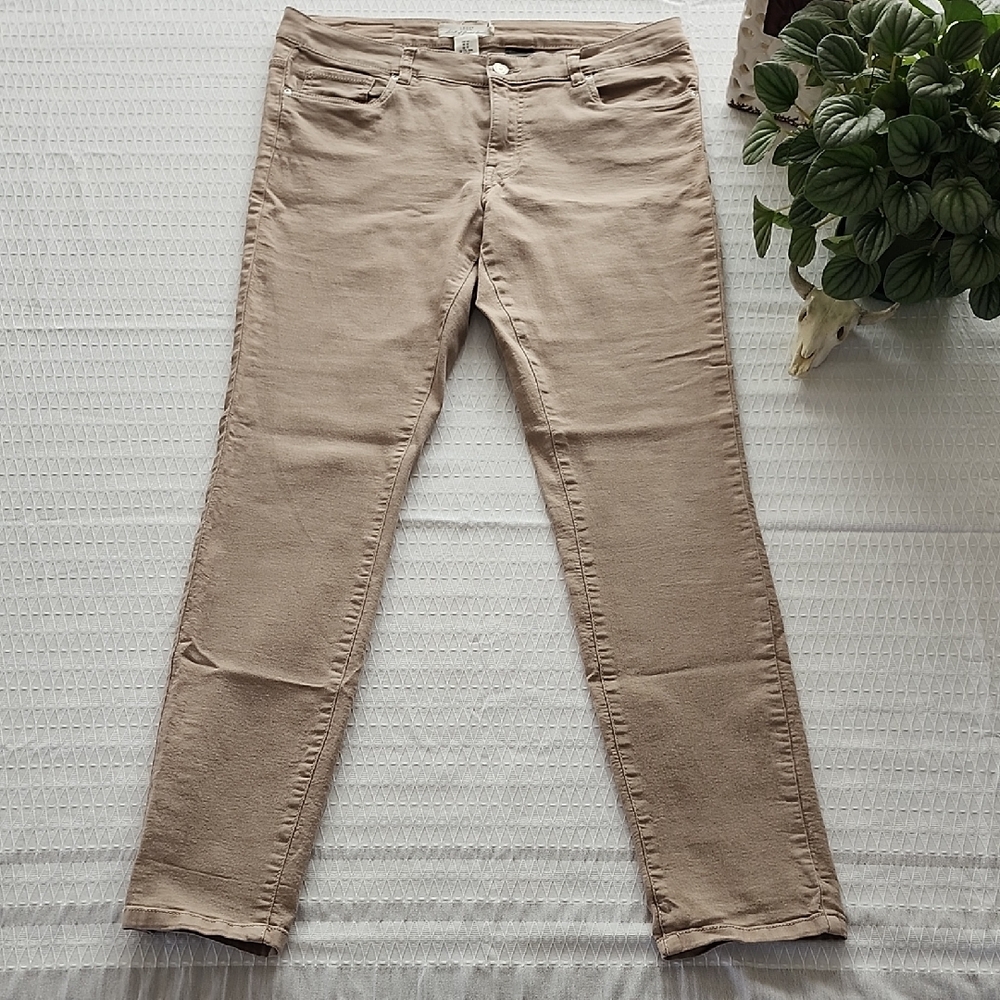 H&M Women's Beige Skinny Jeans